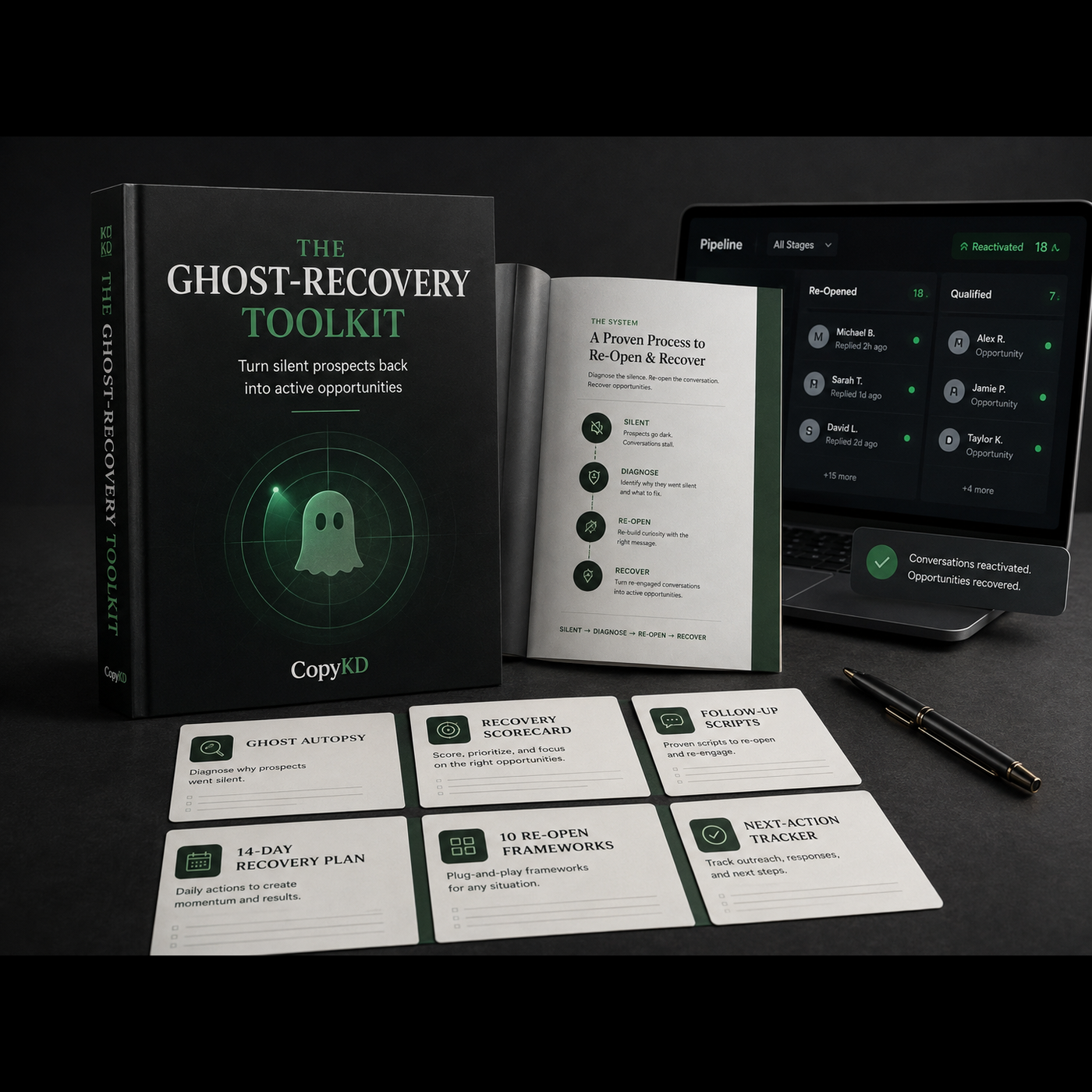The Ghost-Recovery Toolkit product mockup